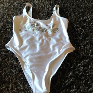 Bride bathing suit
